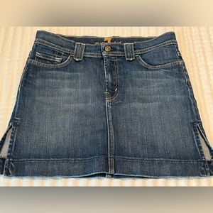 7 For All Mankind Denim Skirt, size 28